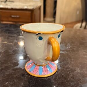 Disney Chip Mug with Orange and Pink Accents